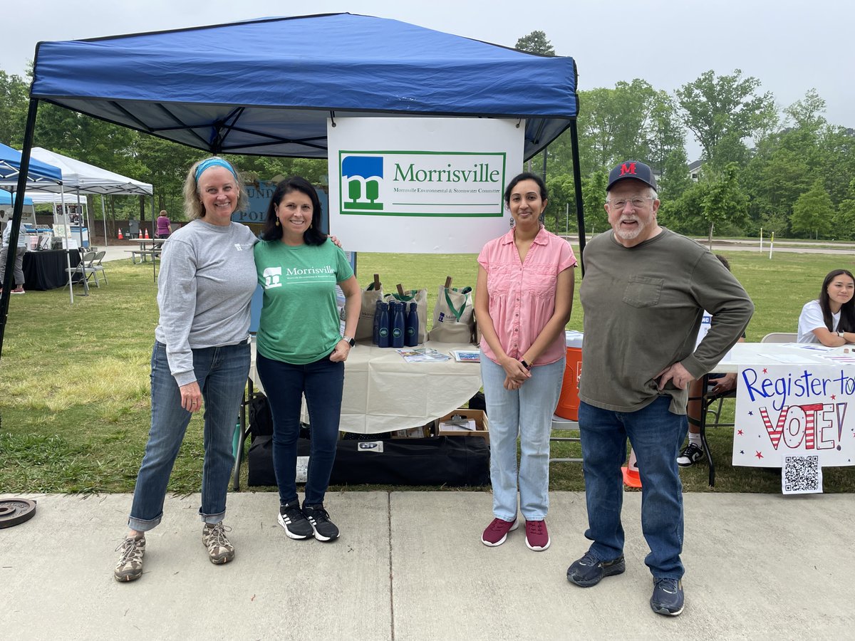 Happy #EarthDay! 🌎 ❤️ We celebrated at Morrisville Earth Day on Saturday, April 20 with educational booths, sustainable giveaways and hands-on activities.