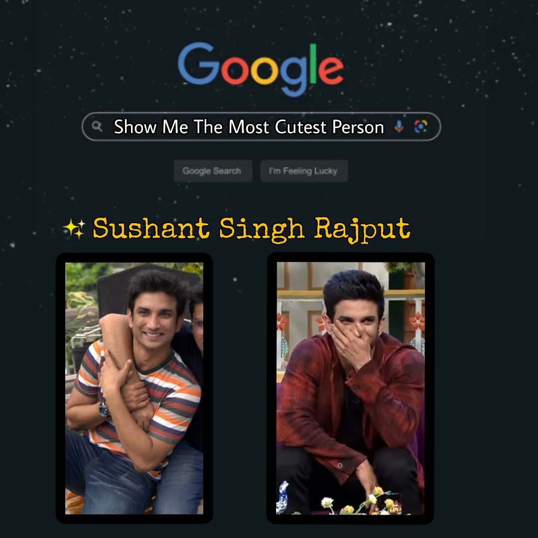 Lovely thread Google show me the most cutest person That is @itsSSR ❤️🦋 Raabta With Sushant #JusticeForSushantSinghRajput𓃵