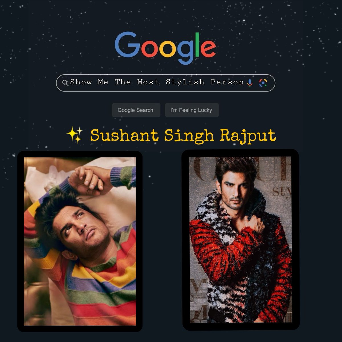 Google show me the most stylish person @itsSSR ❤️🦋 Raabta With Sushant #JusticeForSushantSinghRajput𓃵