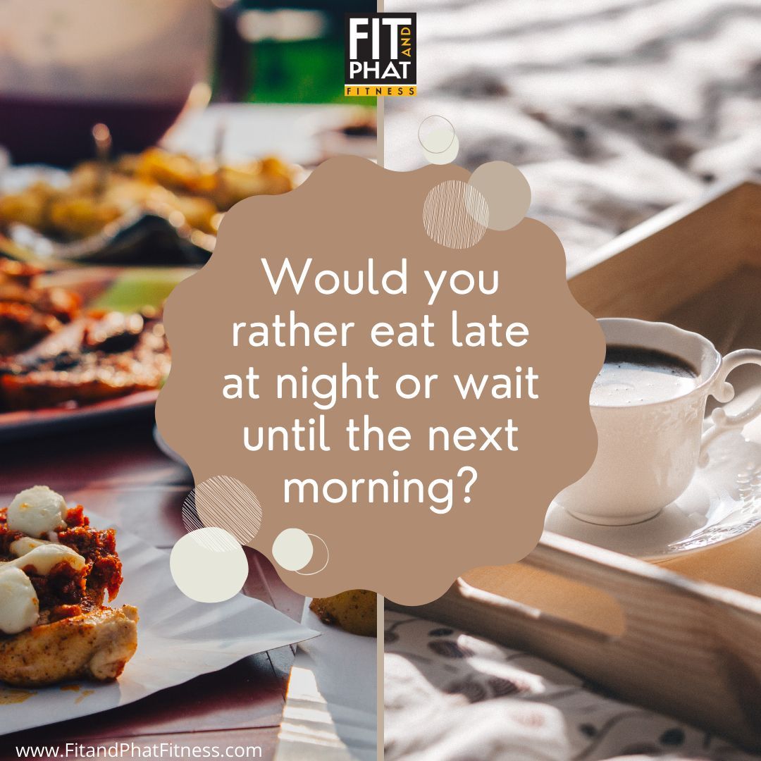 Would You Rather? 
#FitandPhatFitness #healththroughfitness #healthyfood #healthylifestyle #healthy #fitnesstips buff.ly/3x1rO0a