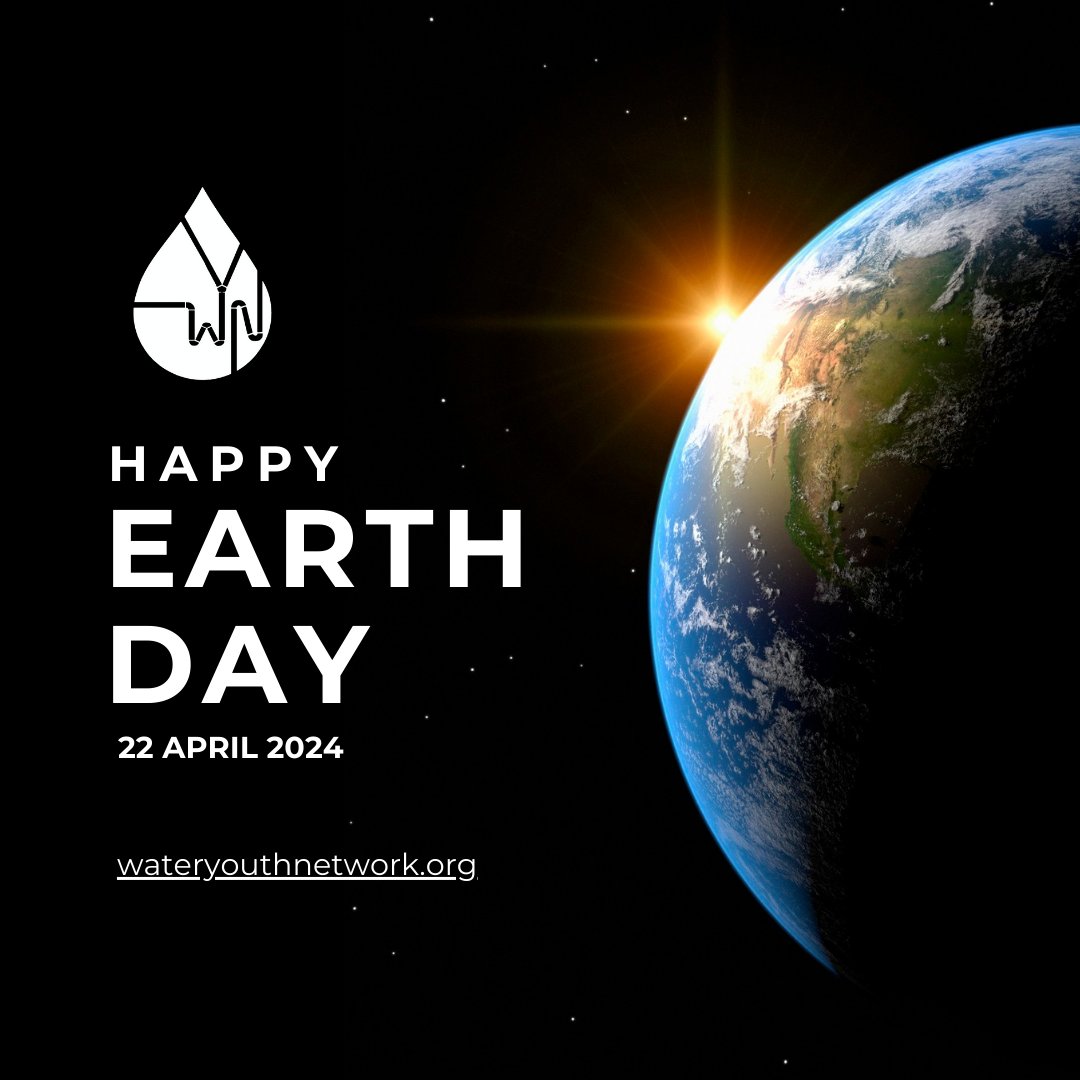 Today, on #EarthDay 2024, the Water Youth Network celebrates the spirit of our planet and the enormous efforts of young change-makers safeguarding our precious #Water resources. Together, we aim to build a sustainable, equitable water future for all. 🌍💧 #EarthDay2024