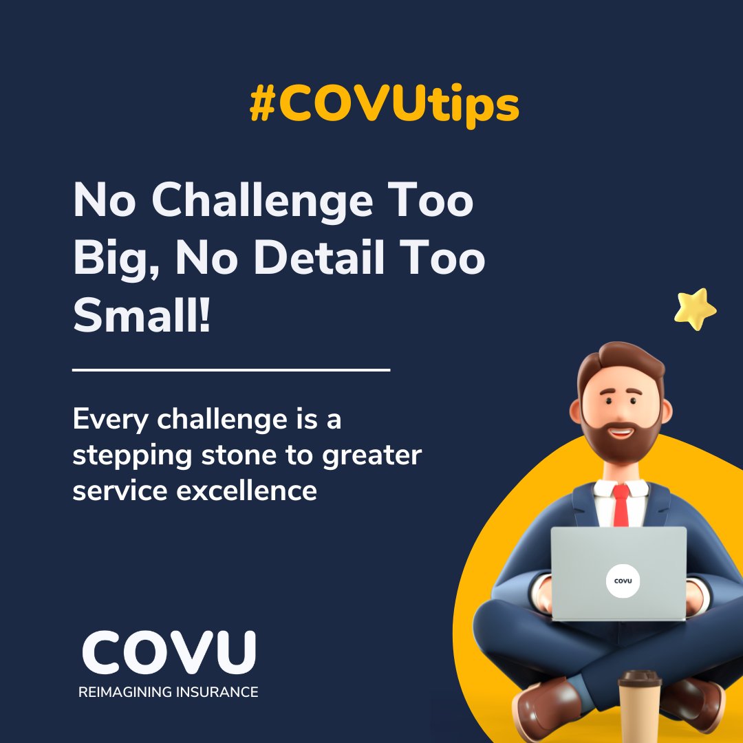 At COVU, we tackle each obstacle with precision and dedication because we know what’s at stake—your peace of mind. 

#COVU #COVUTips #insurance #insuranceagency #insuranceindustry #insurtech #business #investment #tipoftheday