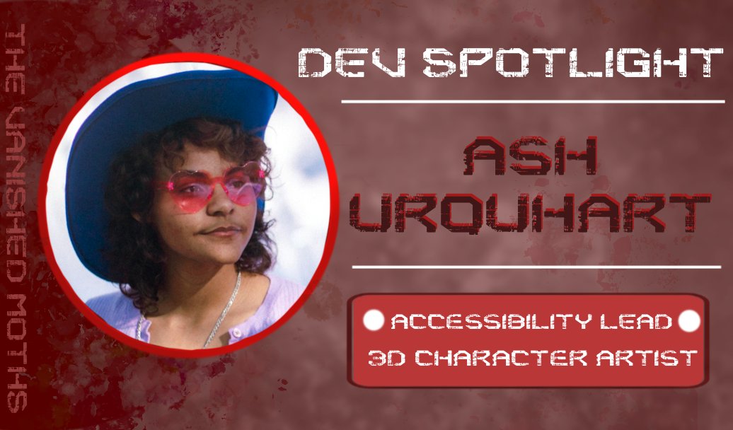 vanishedmoths's tweet photo. Introducing our amazing Accessibility Lead, Ash!

Follow us for more information about our upcoming game, "Crimson Hell", releasing May 2024! 🖤

#crimsonhell #thevanishedmoths #videogame #devspotlight https://t.co/80AhHxcLSX