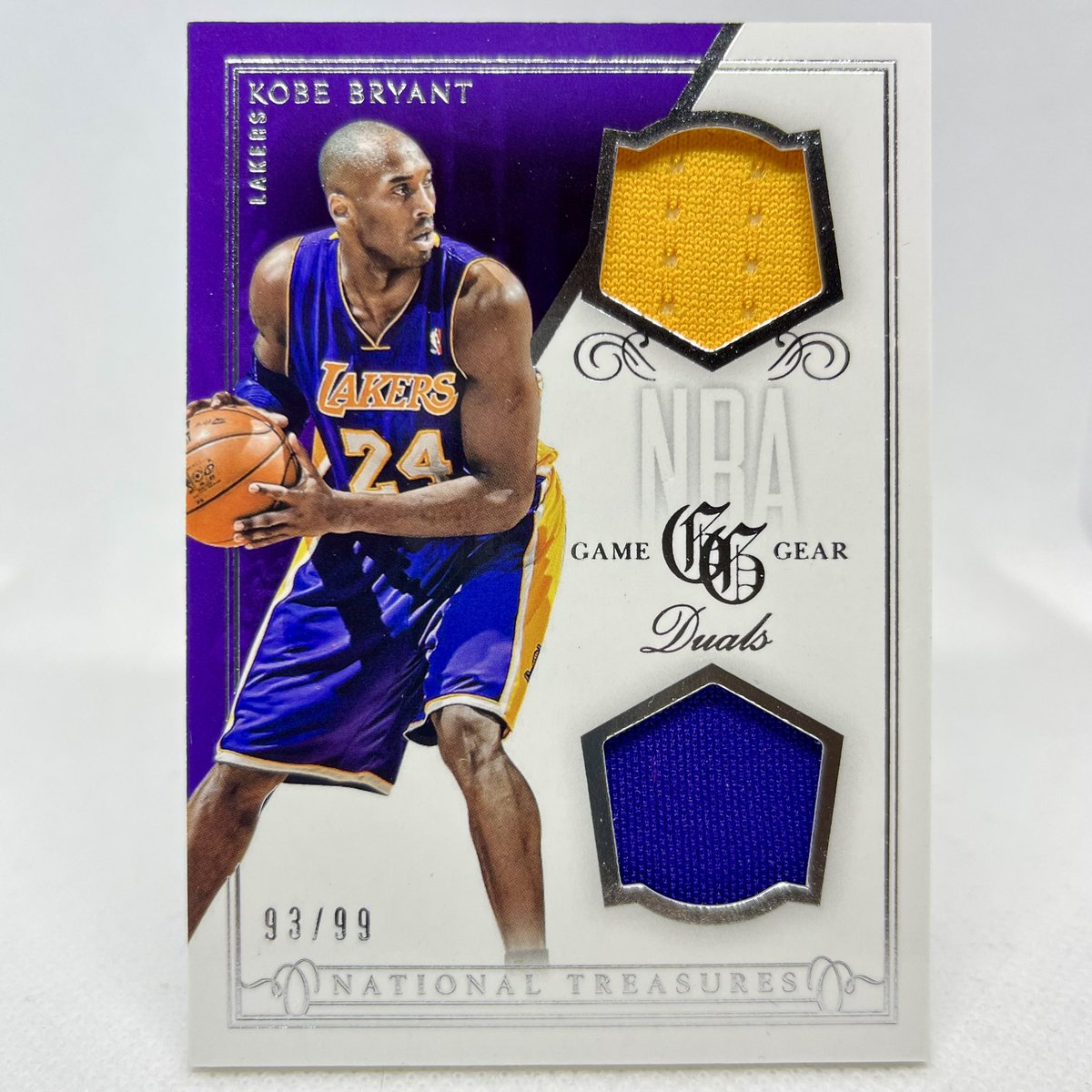 #KobePCcards of the day

2013-14 Panini National Treasures Game Gear Duals #’d to /99

#Lakers #KobeBryant #PaniniAmerica #BasketballCards #PCShowcase #Kobe