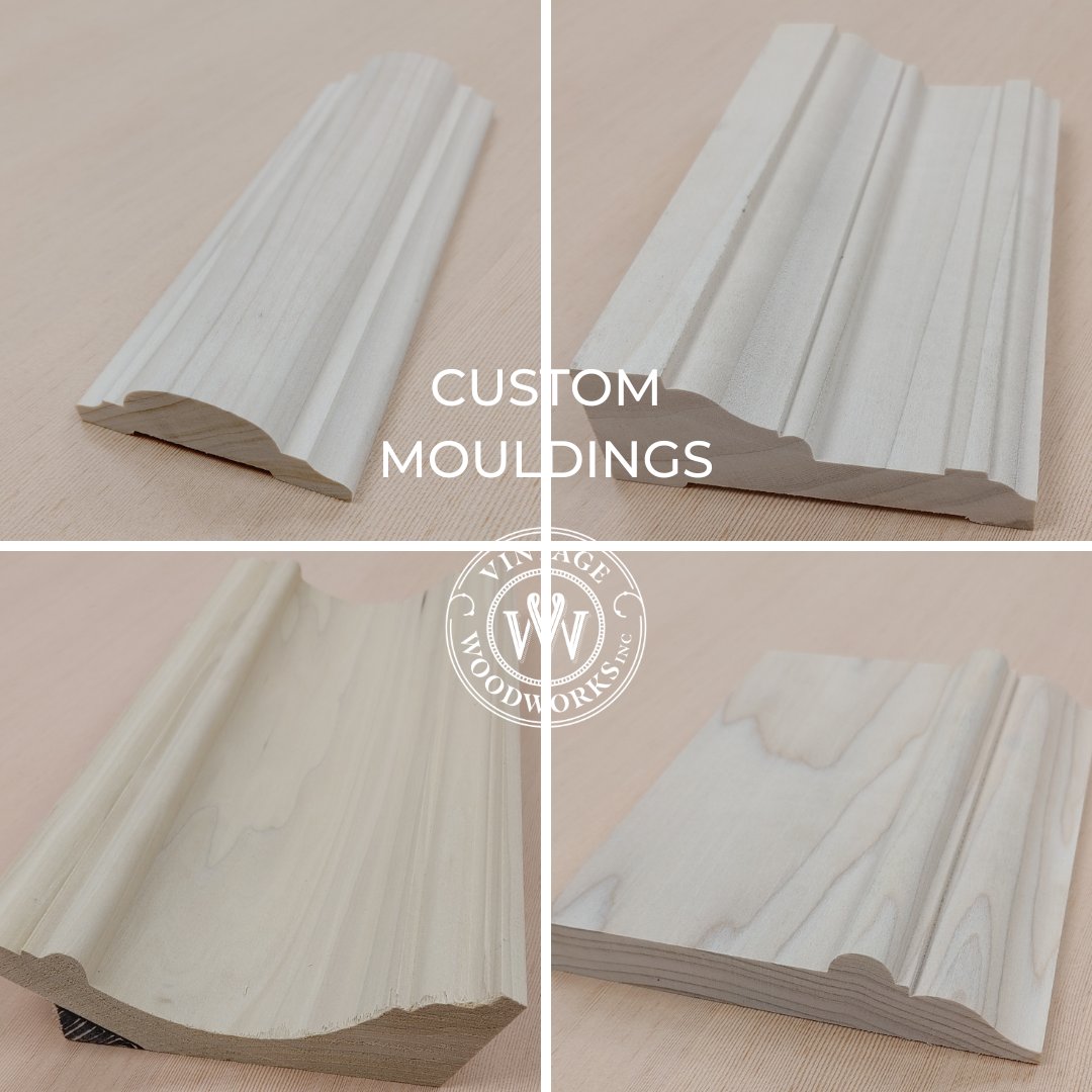 Why choose custom mouldings? Investing in custom mouldings for your heritage home can enhance its value and appeal to potential buyers, especially those who appreciate the attention to detail and historical authenticity that custom mouldings provide. #madeincanada