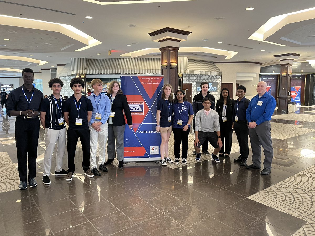 Congrats to Athens Drive TSA for taking 2nd place in the State Architectural Design Category.  Kudos to the 13 student who qualified for States this year.  #GoJags 🧡💙🐆🎉