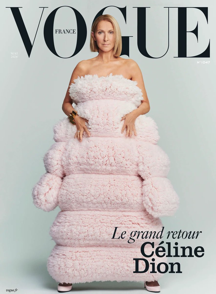 Céline Dion for Vogue France (May 2024 issue) photographed by Cass Bird, styled by Law Roach ♡