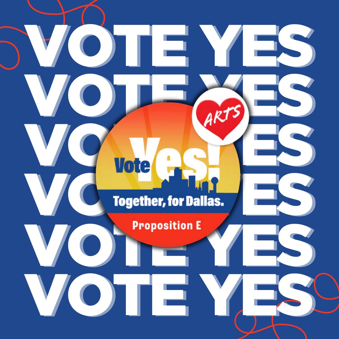 EARLY VOTING STARTS TODAY! Join us at the polls on May 4 to VOTE YES on Proposition E and all 10 propositions included in the bond package without boosting your tax rate. Learn more at togetherfordallas.com.