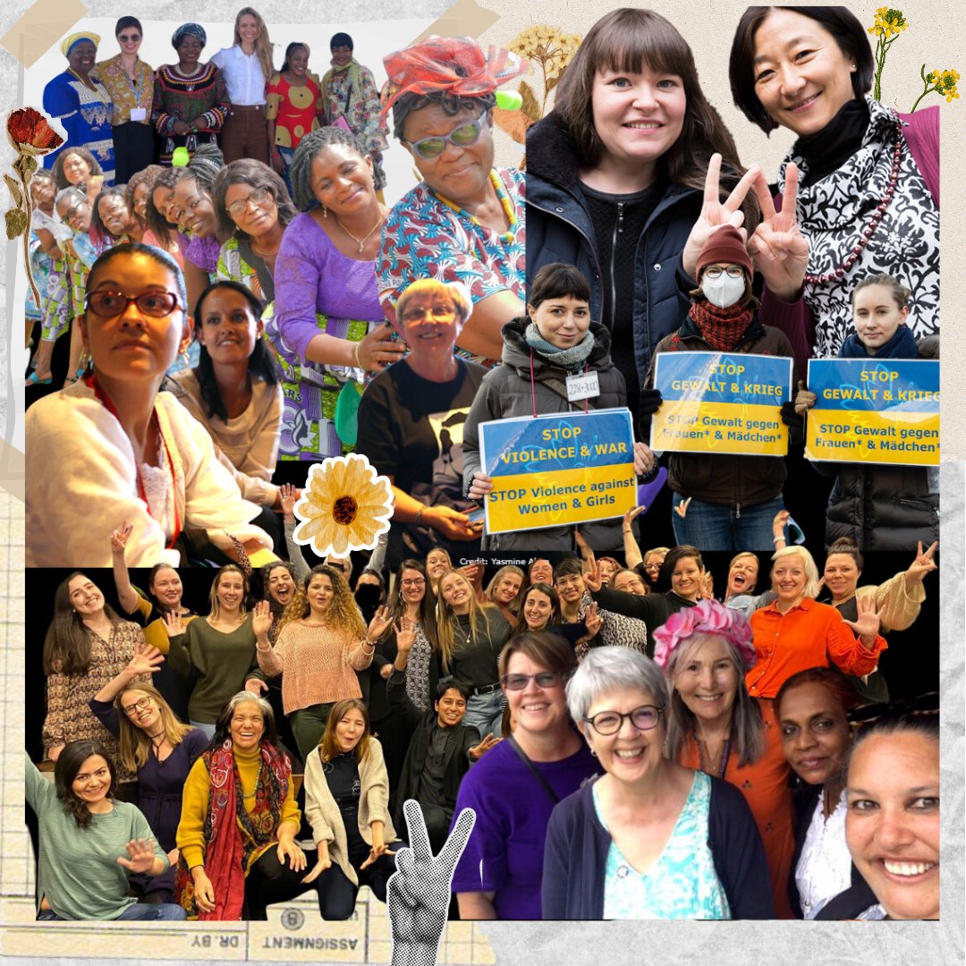 Our movement thrives on unity: activists around the world coming together for a common cause. We celebrate our diverse strengths &amp; share a vision for a world of peace, justice, and equality ️💫

Join us in shaping a more feminist and peaceful future: wilpf.org/become-a-membe…