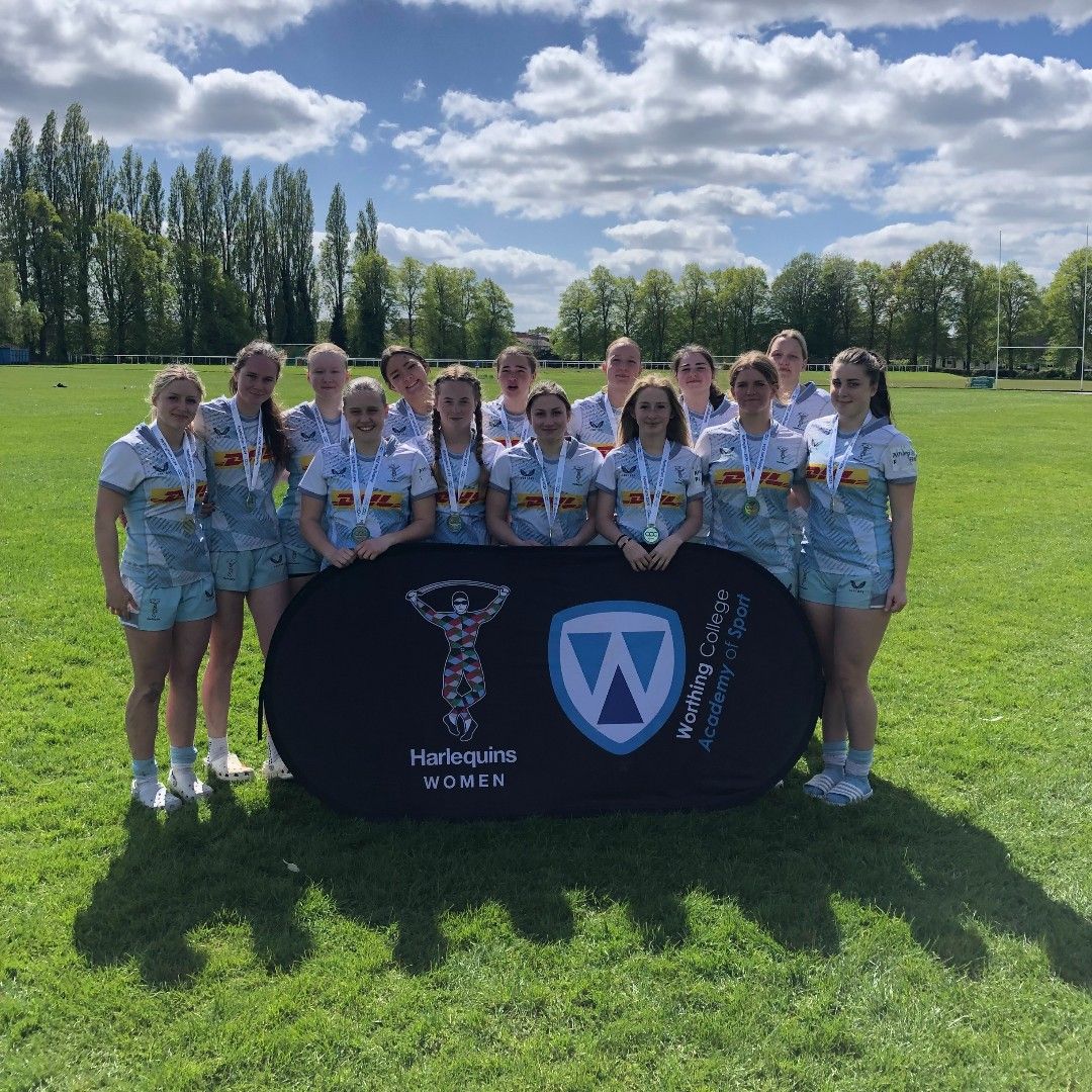 We're very proud to celebrate the Worthing College women's rugby team for their victory at the AoC Sport National Championship this weekend. 🏅🏉 Read more here: orlo.uk/8KXN0 #MadeAtWorthing #WomenInRugby #AoCSport