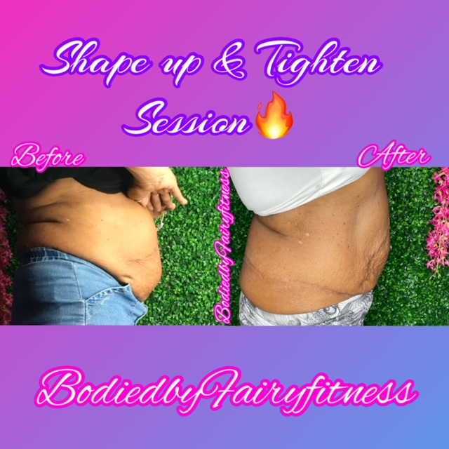 Witness the magic of consistency and dedication! Look at these incredible before and after results after just a few Shape Up and Tighten sessions. Ready to start your transformation journey? #bodiedbyfairyfitness #indyspa #indybodysculpting #indybodycontouring #indymoms #selfcare