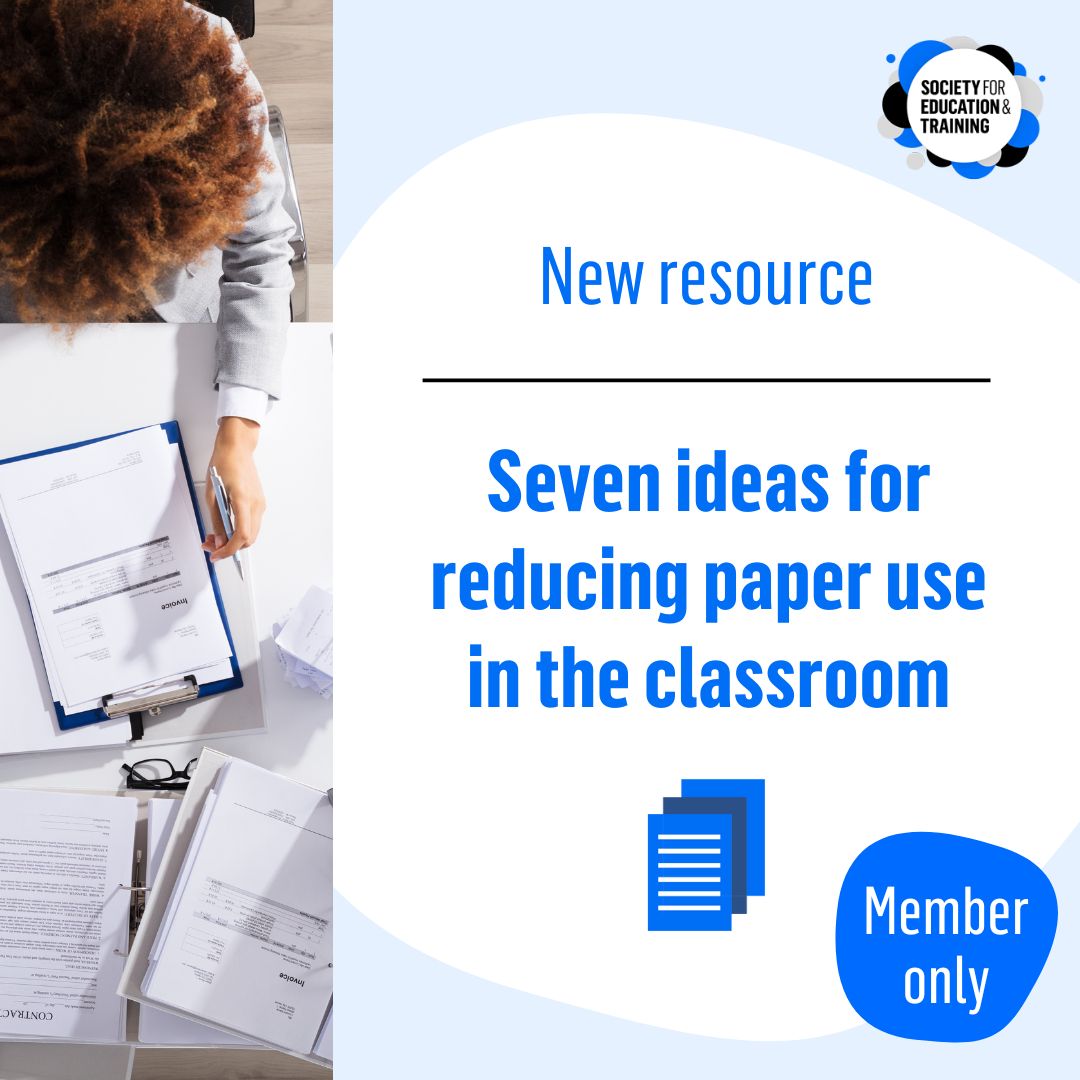 Sometimes, paper is the right tool for the job. However, there are other times where a non-paper option is better and more environmentally friendly. To celebrate #EarthDay, we share seven practical ideas to reduce paper use in your learning environment - buff.ly/4dmb1pt