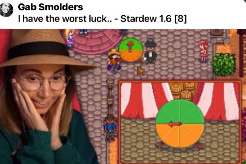 Our Gab luck ran out 😭 Gab Smolders uploaded a new YouTube video! #gabsmolders #youtube #StardewValley youtu.be/G1DGTmW6Dx4?si…