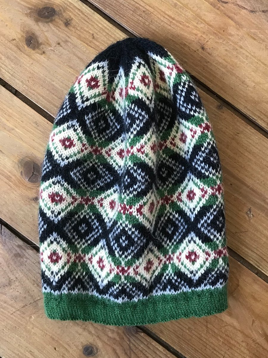 askdrdaley's tweet image. Introducing ... #KnittingJenny Pattern 30, a Fair Isle inspired fisherman's kep hat I designed in Fair Isle, Scotland when I was living on the isle last year. The #knittingpattern (&amp;amp; more info) are available on my website knittingjenny.com and on Ravelry as KnittingJenny.