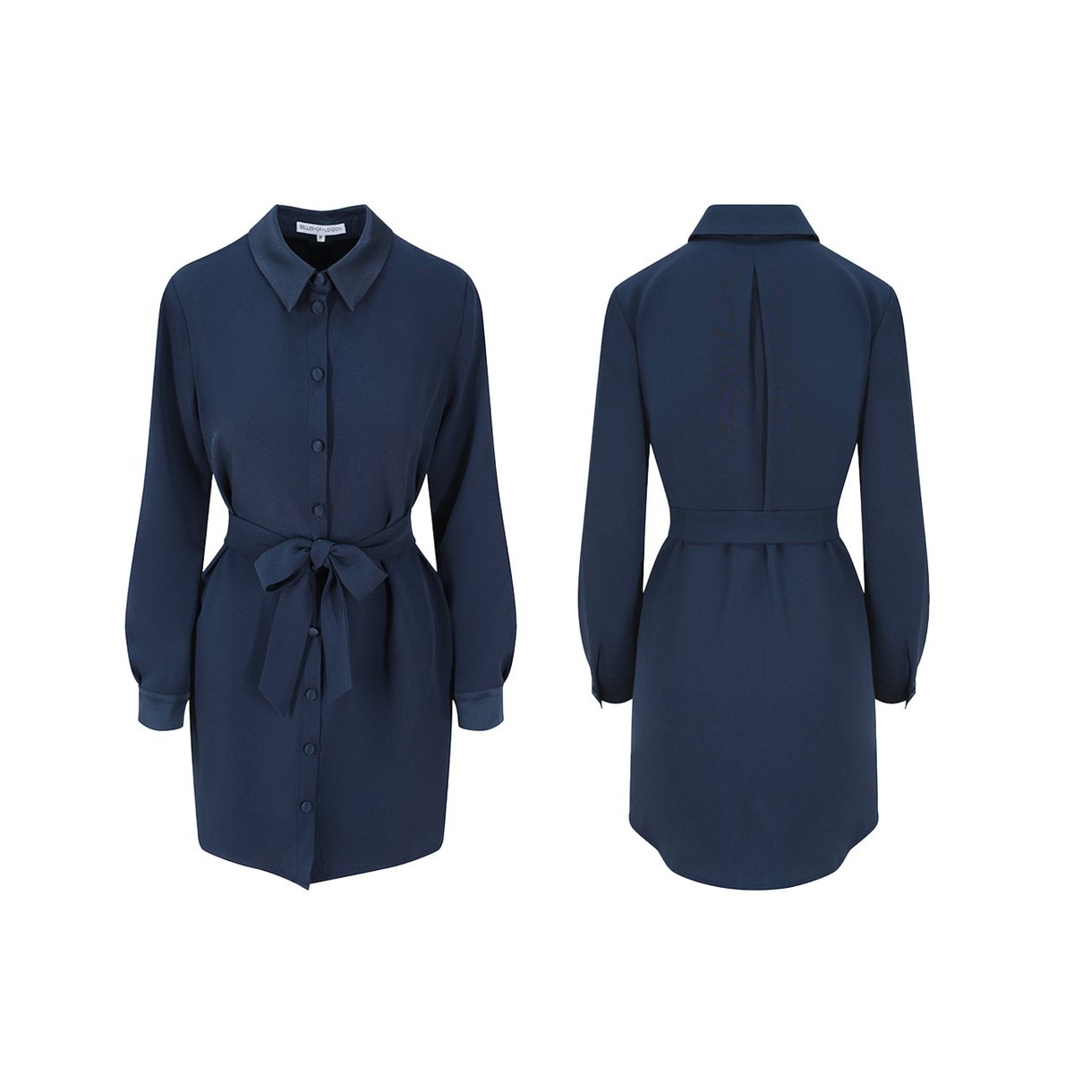 Stepping into the week with a touch of sophistication in this stylish navy shirt dress. From its effortless silhouette to its timeless hue, it's the epitome of understated elegance. 💙✨  #ChicStyle #NavyLove #FashionInspiration #ethicalfashion