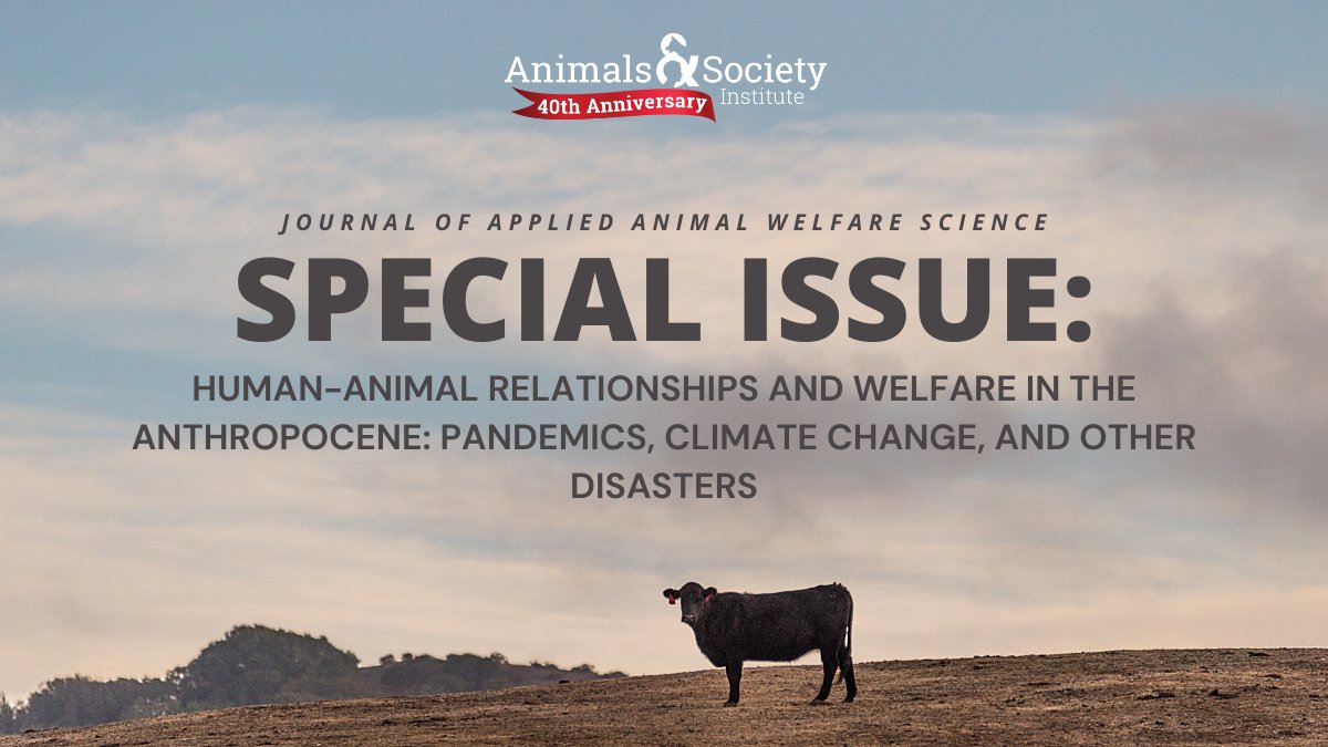 To celebrate #EarthDay today, we're resharing this Special Issue of our managed-journal, JAAWS, that was selected as part of Taylor & Francis’ Earth Day Collection! Enjoy the full issue here: tandfonline.com/toc/haaw20/25/2 📹: Jo-Anne McArthur/@WeAnimals @EarthDay #HumanAnimalStudies