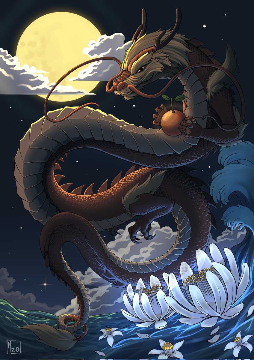 Marxx201's tweet photo. This artwork was intended for Chinese new year, but in the middle of the making I stopped liking it and then some months happened until I got back to it yesterday and managed to finish it :D https://t.co/aoFUMTphBA