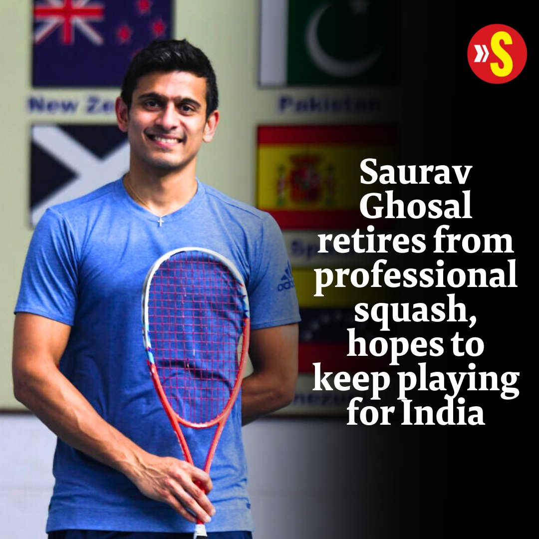 🚨 BREAKING | Saurav Ghosal bids farewell to the PSA Tour 🗣️ I hope this is not me saying goodbye altogether from competitive squash. I would like to play for India a little while longer. Hopefully, there’s some fight left in me, and I can achieve a bit more for my country. Till