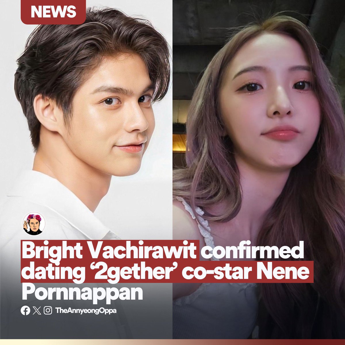 Bright Vachirawit has announced that he is in a relationship with