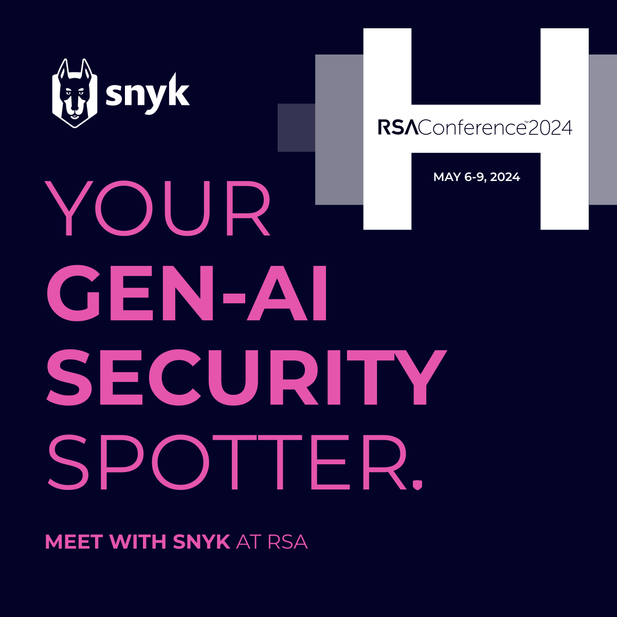 Just like a spotter at the gym helps you lift weights safely and effectively, Snyk helps you institute AppSec principles with confidence. 💪 Find us at #RSAC 2024 to learn more about how Snyk can help you secure your code. snyk.co/ugO7g