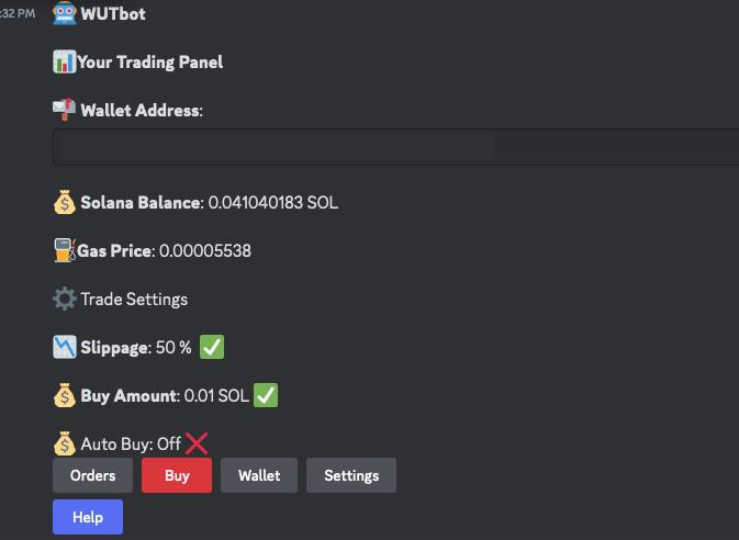 wutsolana's tweet photo. We are pleased to share that our Discord Sniper WUTbot is going through final testing and will be live very soon.

Further details coming later this week.

Wut coins are you going to be sniping? 😼 https://t.co/NrhWfDKw1r