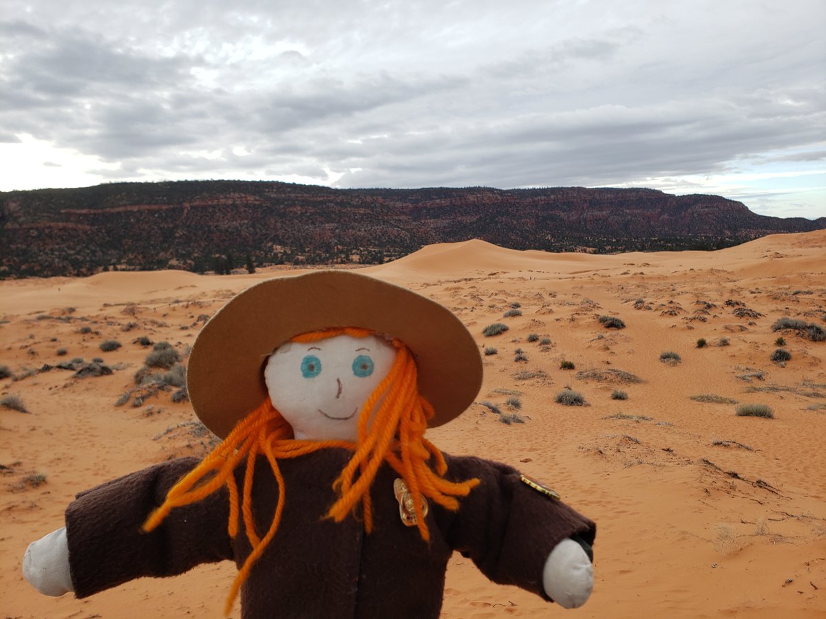 Ranger Sarah with her first view of the Coral Pink Sand Dunes.
— at Coral Pink Sand Dunes State Park.

#adventuresofrangersarah #rangersarah #Utah #utahstateparks #coralpinksanddunes #coralpinksanddunesstatepark #hike #hikingadventures #hiking #nature #outdooradventures