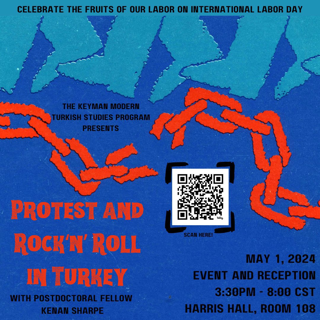 On May Day next week, I’ll be giving a talk for @KeymanMTS on protest music and psychedelic rock in Turkey! I’ll be close reading songs by Fikret Kızılok, Selda Bağcan, and Cem Karaca between the global counterculture and militant politics. This time you can also join by Zoom!