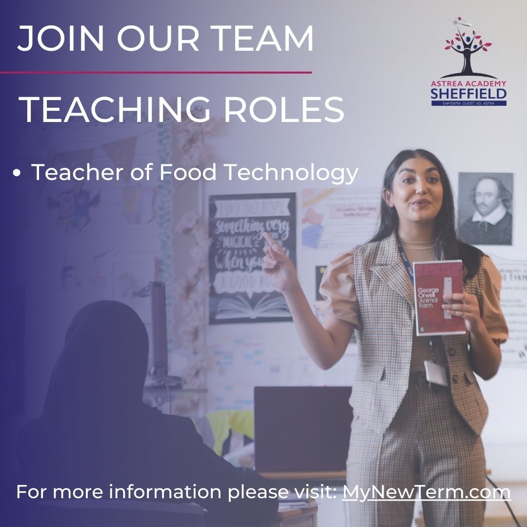 🌟We’re recruiting 🌟 At AAS we can offer you 🌟A Comprehensive CPD package. 🌟Centralised resources. 🌟Centralised policies and procedures. 🌟Tenacious and respectful scholars. ❗️Closing date Sunday 28th April❗️ #Sheffield #edutwitter #edujobs