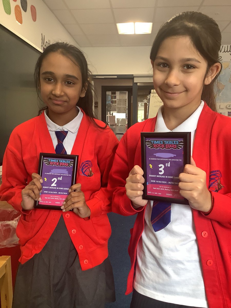 Some of our fantastic @TTRockStars coin champions for term 4! Remember - you have two final terms to earn your certificate frame and a prize 🎸🥁⭐️