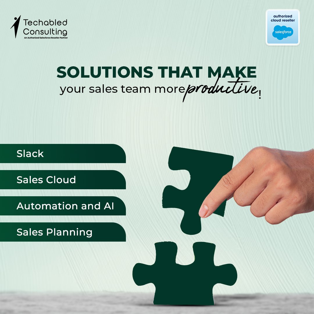 TechabledIN's tweet photo. Sell faster by bringing together your people, Sales Cloud data, and process automation where team selling happens with Slack Sales Elevate. Align sales teams through access to customer records, accounts, opportunities, and key metrics.
#salesforce #salescloud #techabled #crm https://t.co/4VhR7suZAn