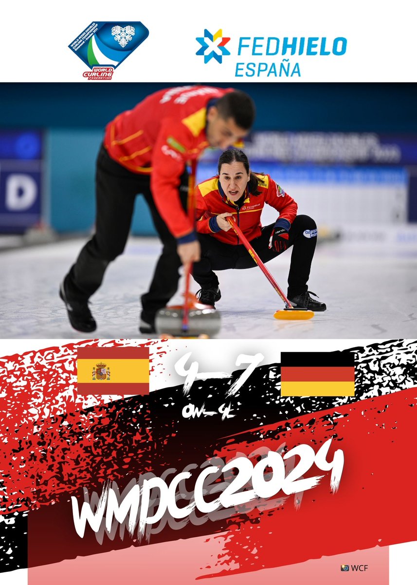 Campeonato del Mundo Dobles Mixto 🥌 
#Curling #WMDCC #CurlingESP #GoazenBikote 🥌🌎👫🫶🏻🫰🏻
ℹ️ worldcurling.org/events/worldmi…
📊 livescores.worldcurling.org/wmdcc/aspnet/c…
📺 curlingchannel.tv
📸 <a href="/worldcurling/">World Curling</a>