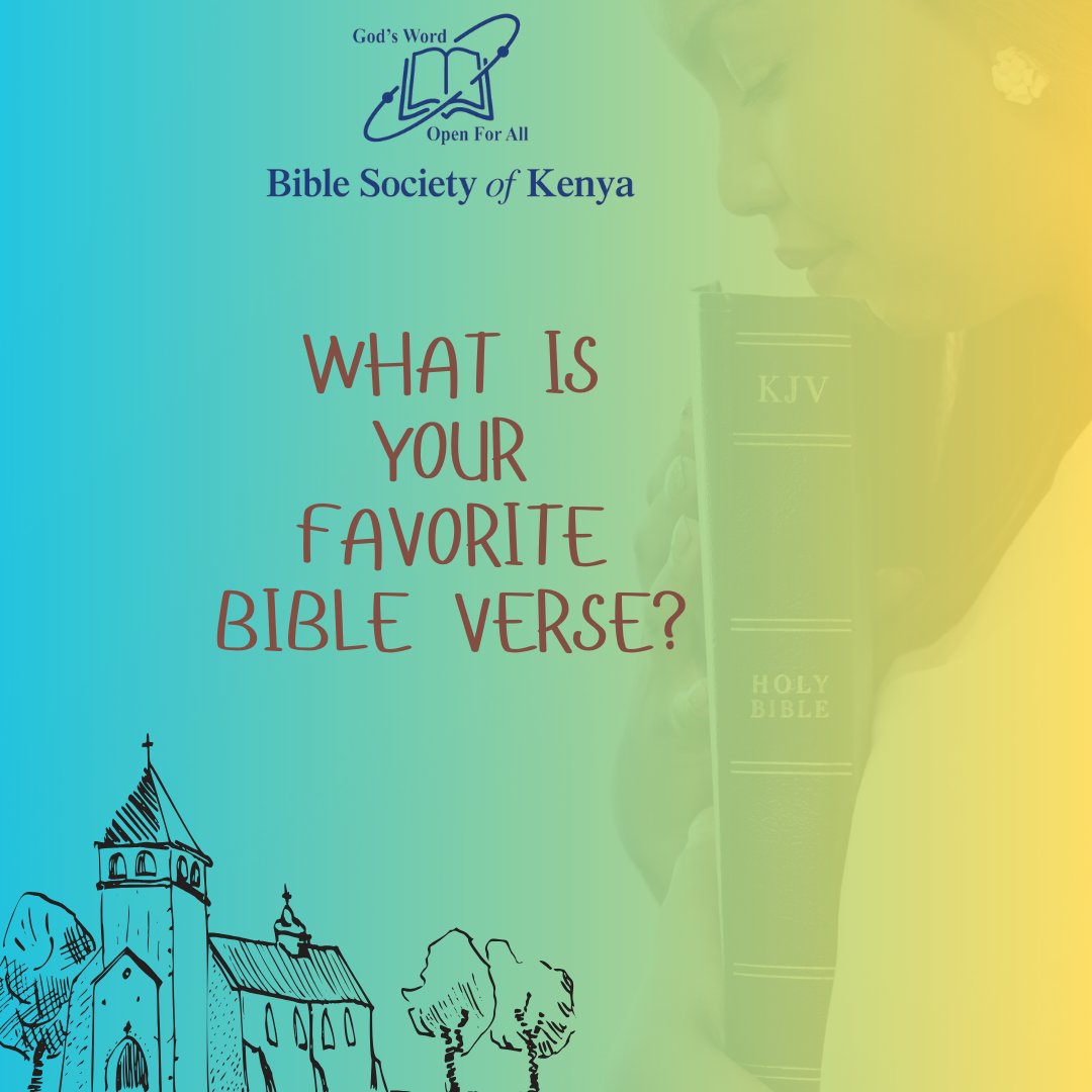 What is your favourite Bible verse? #Bible #Trivia #Knowyourbible #Scripture #BSK #MondayMotivation