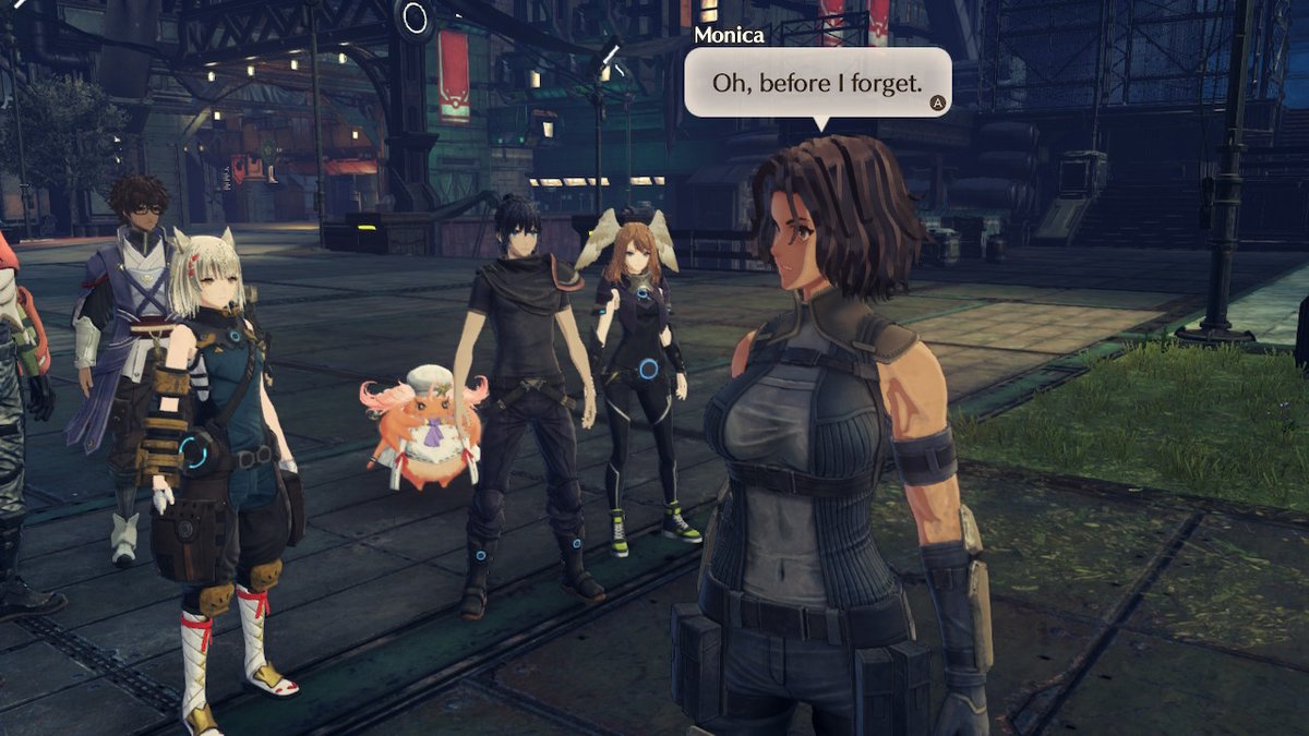 invaderalex's tweet photo. I can tell how all tomboy muscle mommy milker fans are all fakers due to the dearth of Monica fan art from Xenoblade 3 https://t.co/msoHfv0Xi0