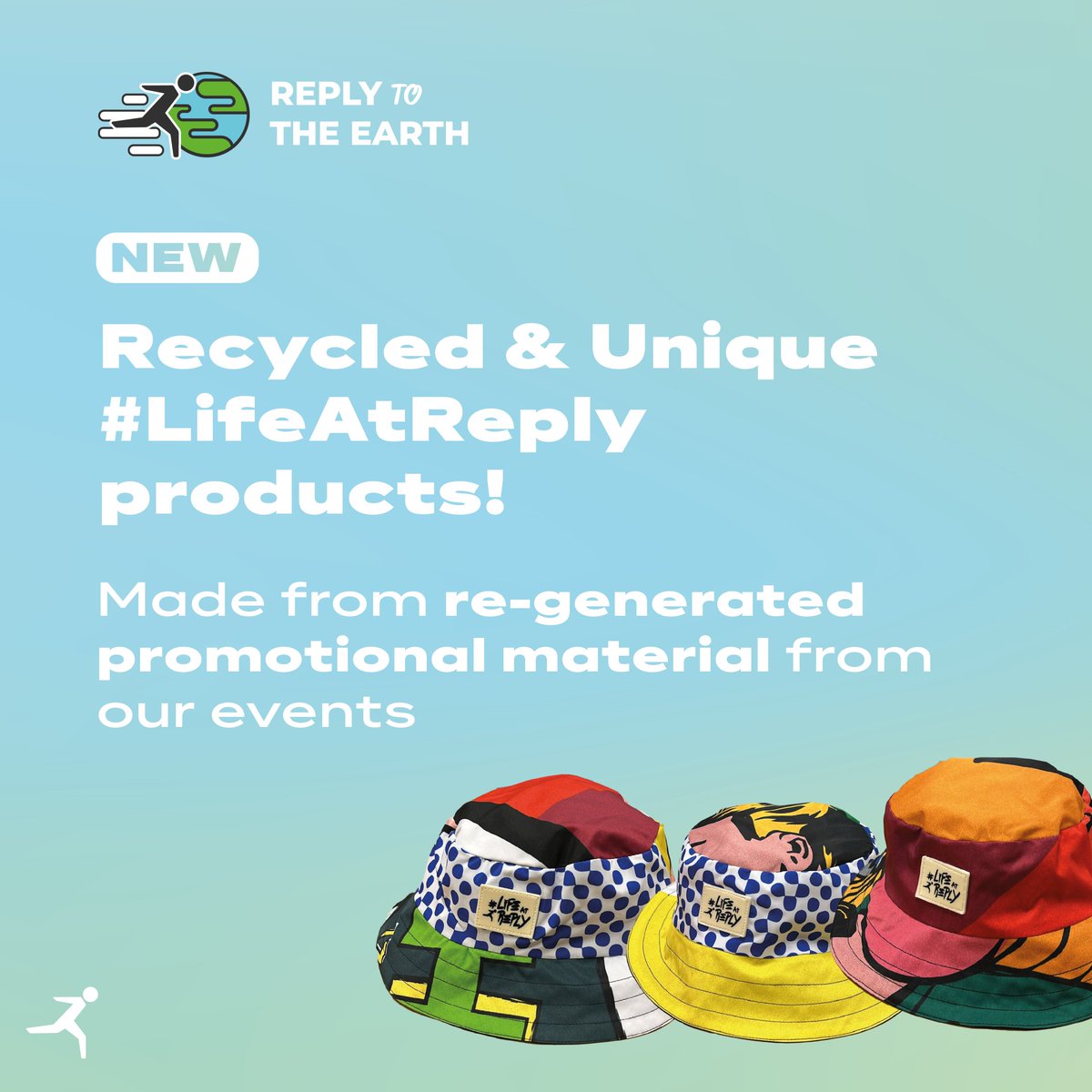 As part of #ReplyToTheEarth, our programme designed to raise awareness on #sustainability inside and outside Reply, we are proud and happy to present our new #LifeAtReply recycled products, made from re-generated promotional materials from our events! ♻️🌎 Each product is truly