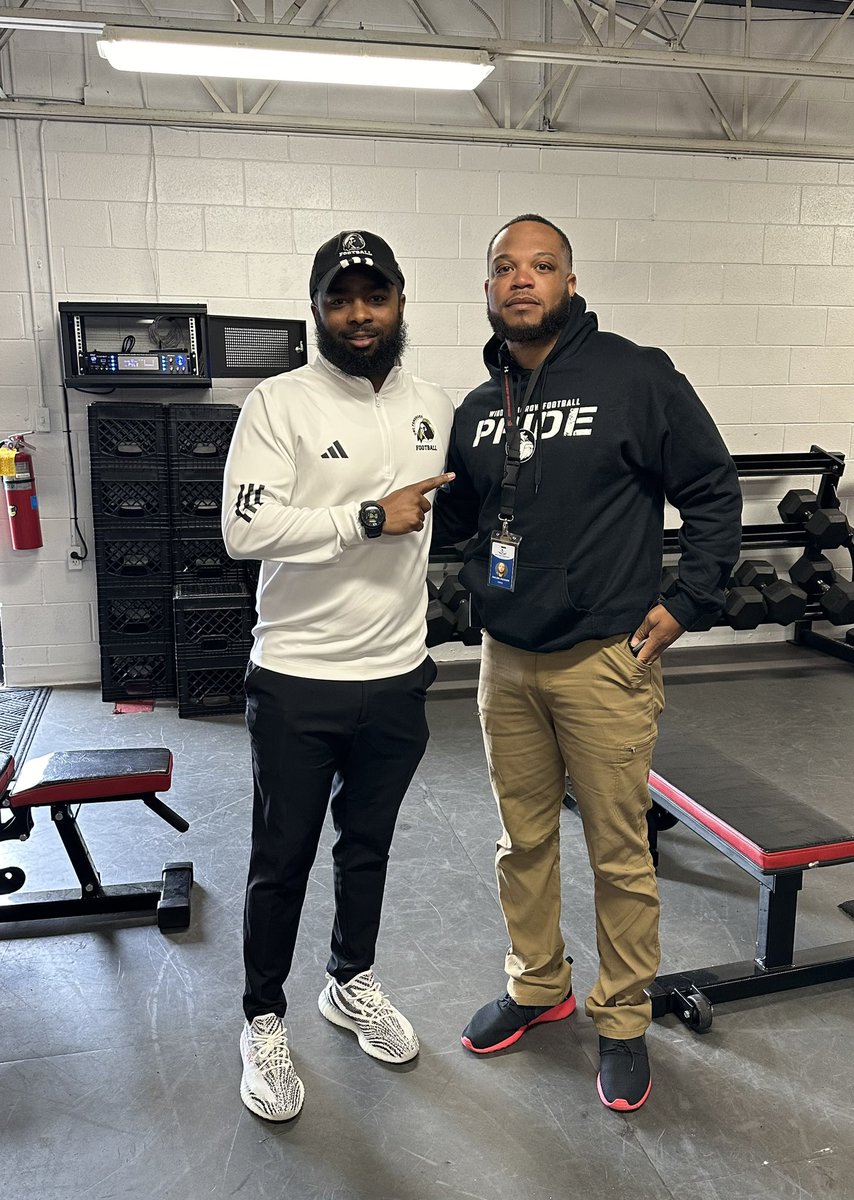 Thank you to UNC Pembroke & Coach Denson for stopping by! @Coach_Denson863 @UNCP_Football #DoGGs #GGPride