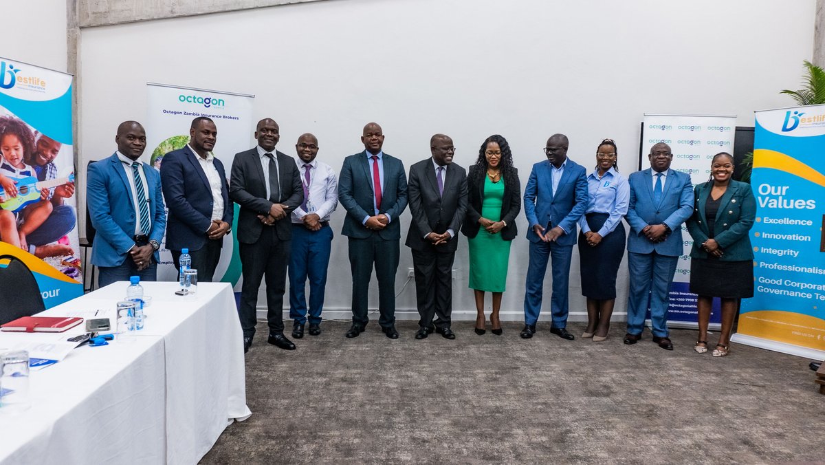 Earlier, we supported Octagon Zambia Insurance Brokers in launching KuKhuza funeral policy, providing financial relief and solace in grief. Proud to be part of this event. #EfficacyMedia #OctagonZambia #FuneralPolicy #InsuranceInnovation #BrandVoice