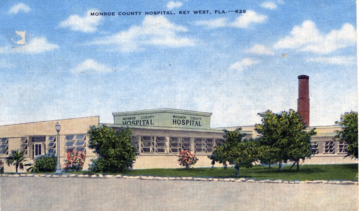 April 22, 1972 – The old Monroe General Hospital on Stock Island was being converted to offices for use by the expanding Monroe County government.