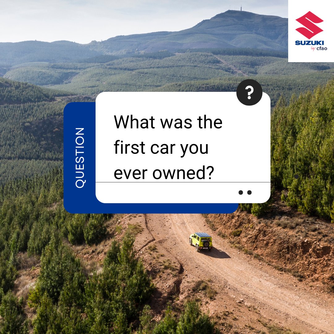 What was the first car you ever owned?
Tell us more in the comments! ✨

#Suzuki #SuzukibyCFAO