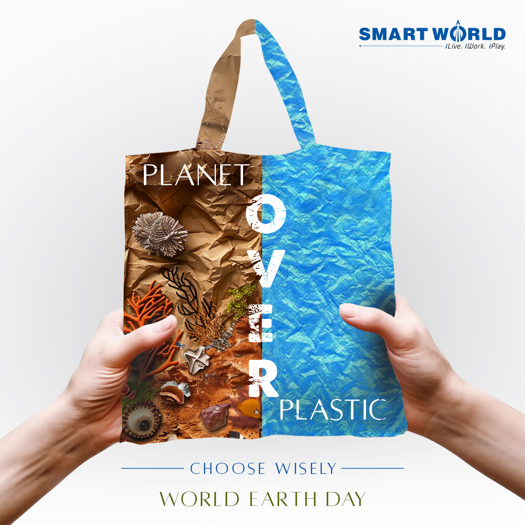 Let's make a choice: plastic or planet? Our decisions today will shape our tomorrow.
#Smartworld #WorldEarthDay #EarthDay #PreserveThePlanet