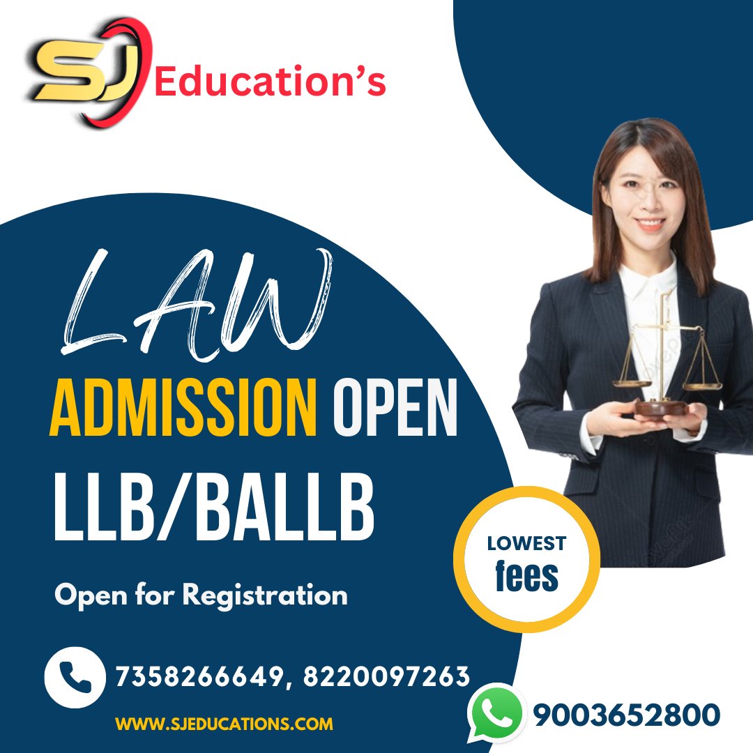 law admission open #law #llb #ballb #lawcollege #lawuniversity #lawadmission #sjoomprakash