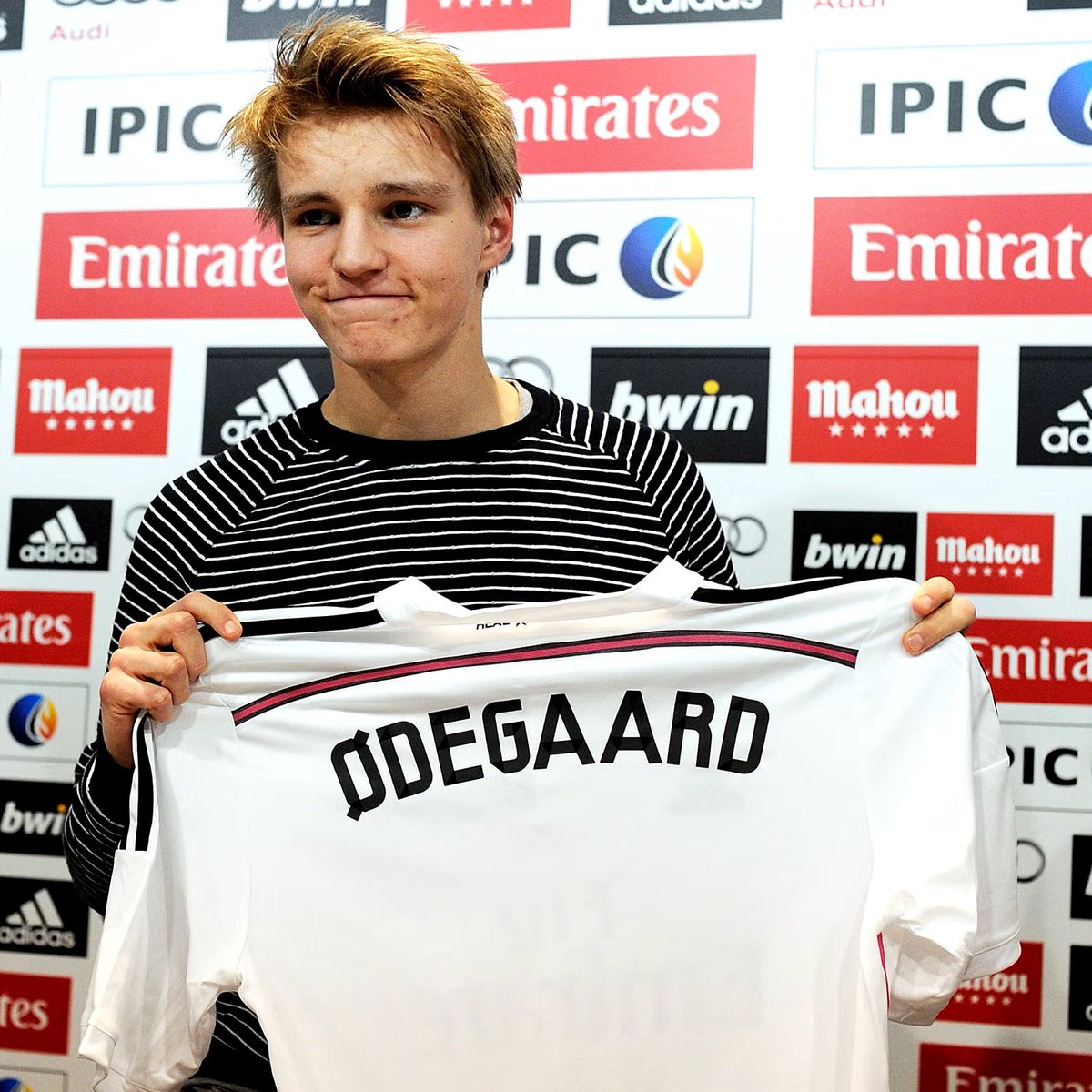 Mikel Arteta on Martin Ødegaard succeeding despite the wonderkid tag: 'He had to wear that kit since he was 14, 15. I think he handled that in a good way, especially when he went to Real Sociedad, I think it was a really intelligent move. Now we have the player that we have.'