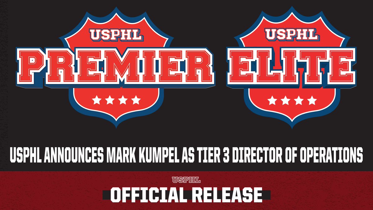 The United States Premier Hockey League (“USPHL”) is pleased to announce the hiring of Mark Kumpel as Tier 3 Director of Operations. Kumpel: “I am excited for the next chapter in my hockey career.' Full Story: usphlpremier.com/mark-kumpel-ti…