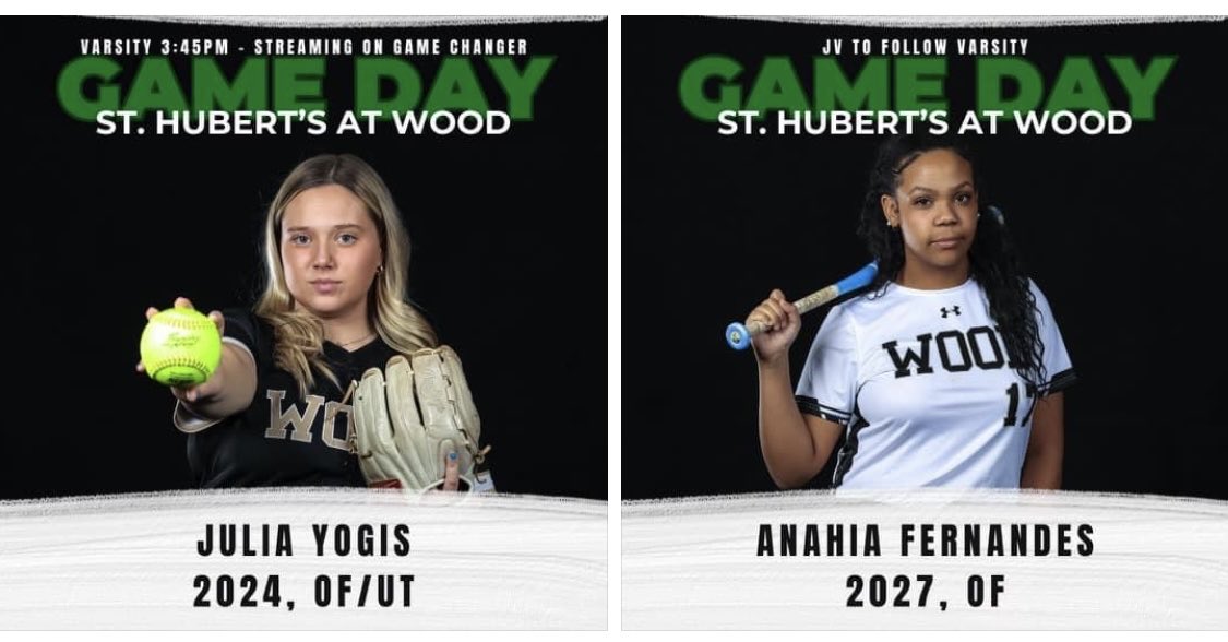 It’s GAME DAY! The Vikings host the Bambies at 3:45 with Jv to follow. Go Vikings! ⁦@woodsoftball⁩