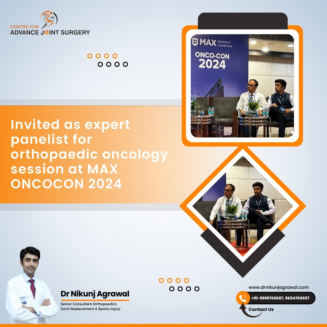 @DrNikunjORTHO 
Dr Nikunj Agrawal Noida 

Invited as expert panelist for #Orthopaedic  oncology session at MAX ONCOCON 2024

@MaxHealthcare 

 #HealthyJoints #OrthopedicCare #kneereplacement #jointpain #OrthopedicExcellence #SportsWellness #HealthyLifestyle #OrthopedicSurgery