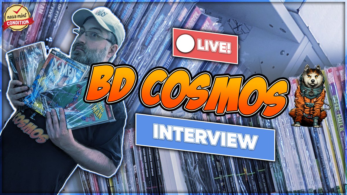 Get ready, Minties! The Uncanny Omar is going LIVE! today at 10AM EST for an interview with Retailer Extraordinaire from the Great White North! It’s @BDCosmos! Join them in the chat bit.ly/3W4F7Yf #comics #graphicnovels #omnibus #marvel #dc #image #darkhorse #manga