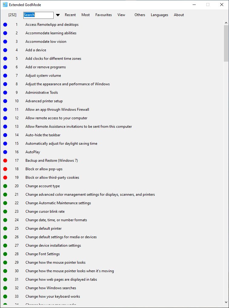 Extended GodMode v1.0.2.18 Free utility for easy and quick access to system-level Windows settings. oldergeeks.com/downloads/file… #computing