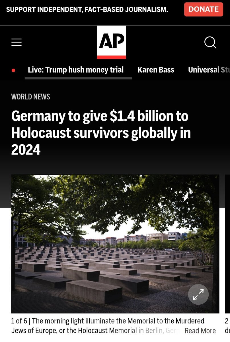 Imagine slaving away at a job to pay for a crime your generation didn't commit, to a generation who didn't suffer it. 

This is why claiming Europe supports Nazis, NATO is Nazism, or Zionism is Nazism, is utter fucking stupidity.

JEWS RUN THE WEST. 

IT'S JEWISH SUPREMACY.