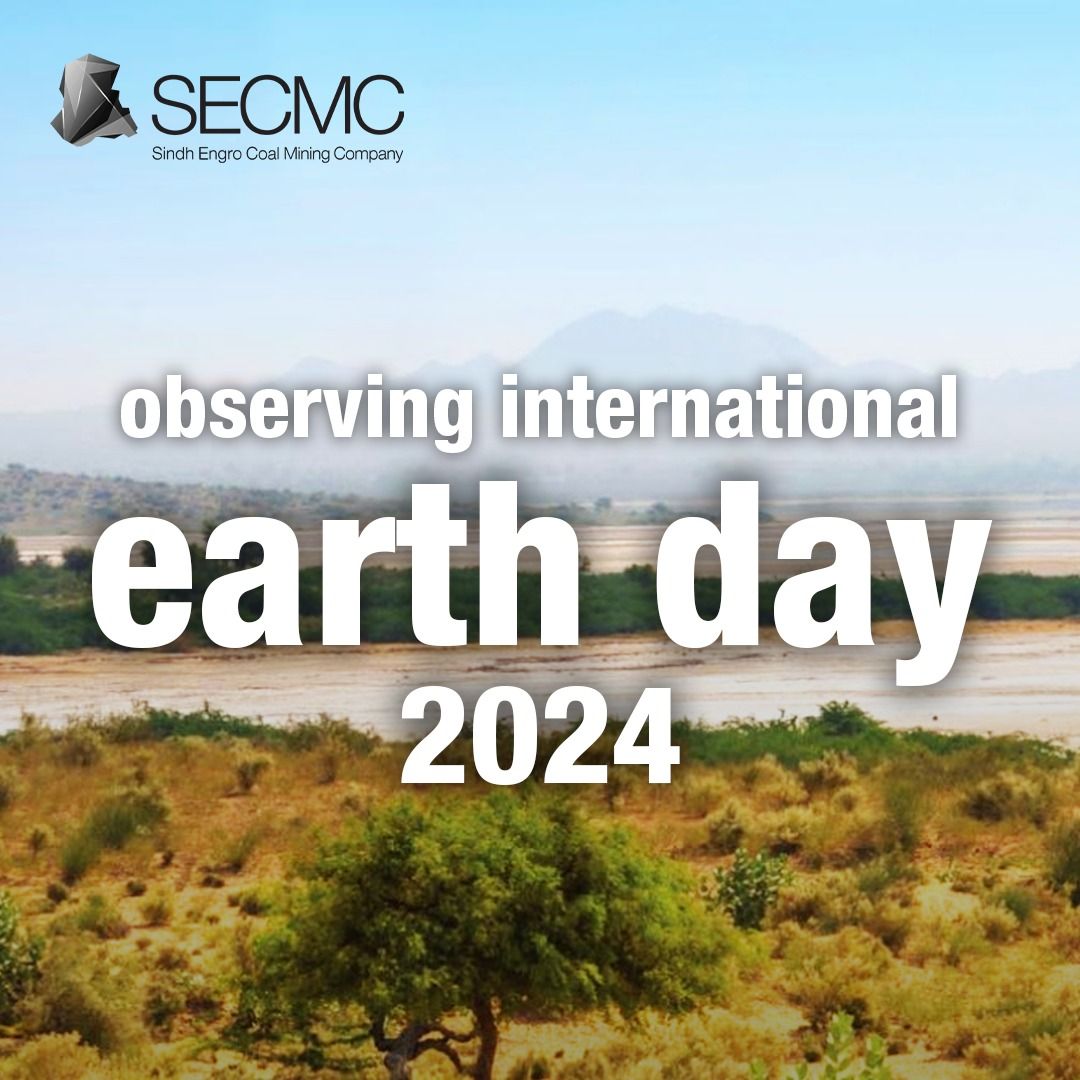 On the occasion of International Earth Day, SECMC commemorates the importance of environmental stewardship by reaffirming its unwavering dedication to safeguarding the Thari region's rich ecological heritage. 

#SECMC #GameChanger #TharCoal #EarthDay