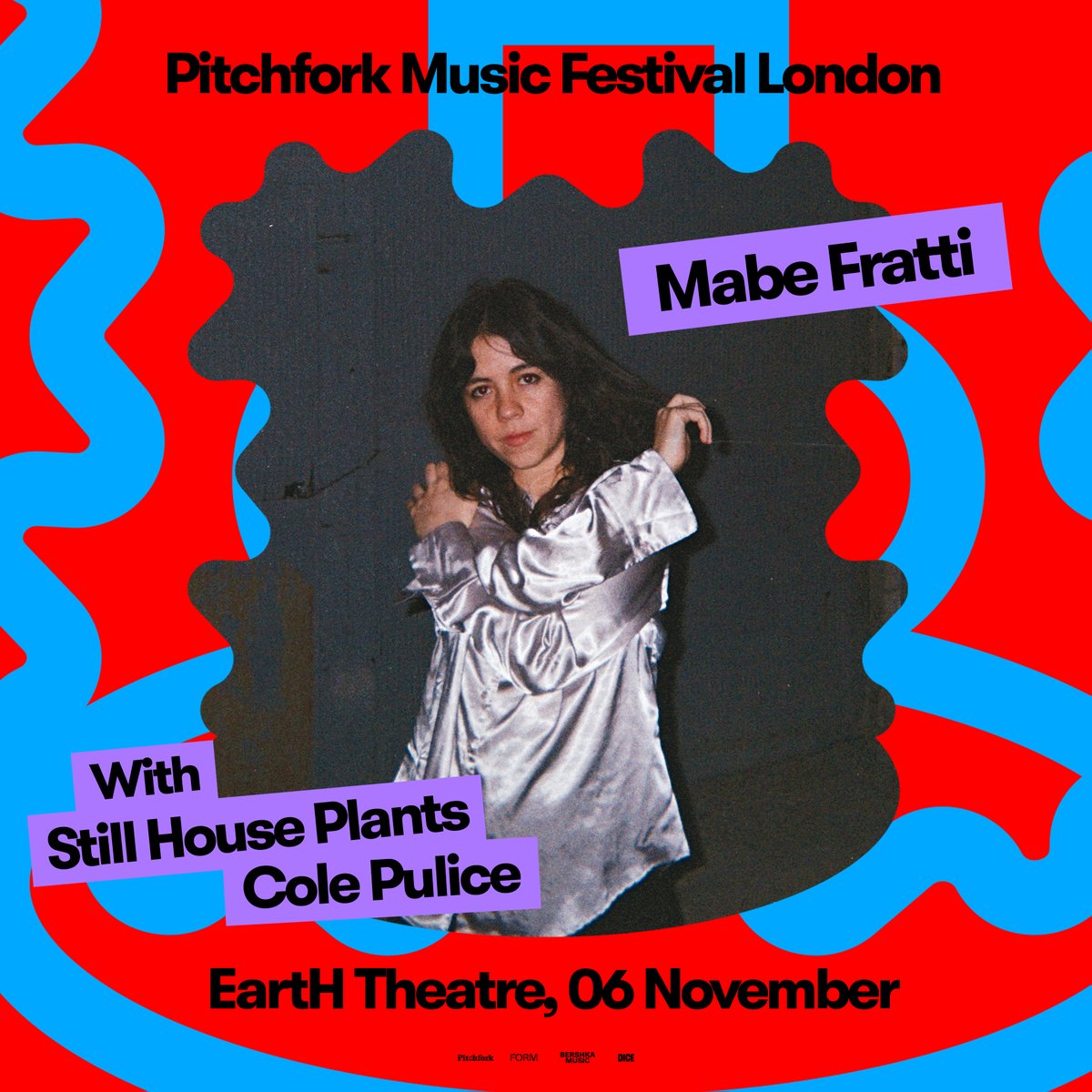 WEDNESDAY 6TH NOVEMBER Fabric, London Billy Woods of @armandhammernyc / @moormother @Goyagumbani / @elucidwho EartH Theatre, London @mabefratti / Still House Plants / @colepulice Full details at pitchforklondon.com