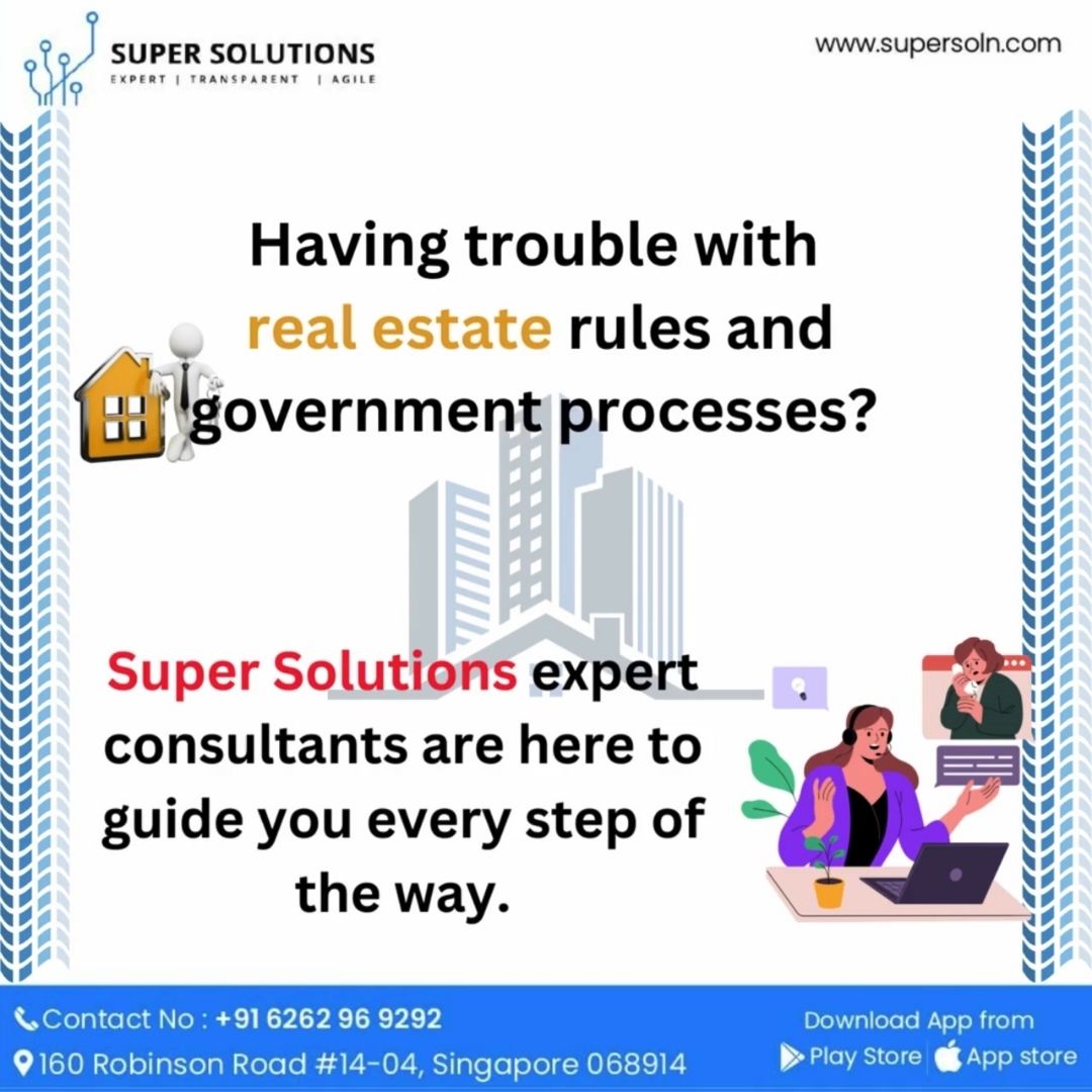 'Facing real estate challenges? Let our expert guidance pave the way for your property success
#RealEstateHelp #PropertySolutions #SuperSolutions'
#SuperSoln
#CounselingServices
#GuidanceForSuccess
#ProfessionalConsulting
#CareerCounseling
#ITConsulting
#FitnessGuidance